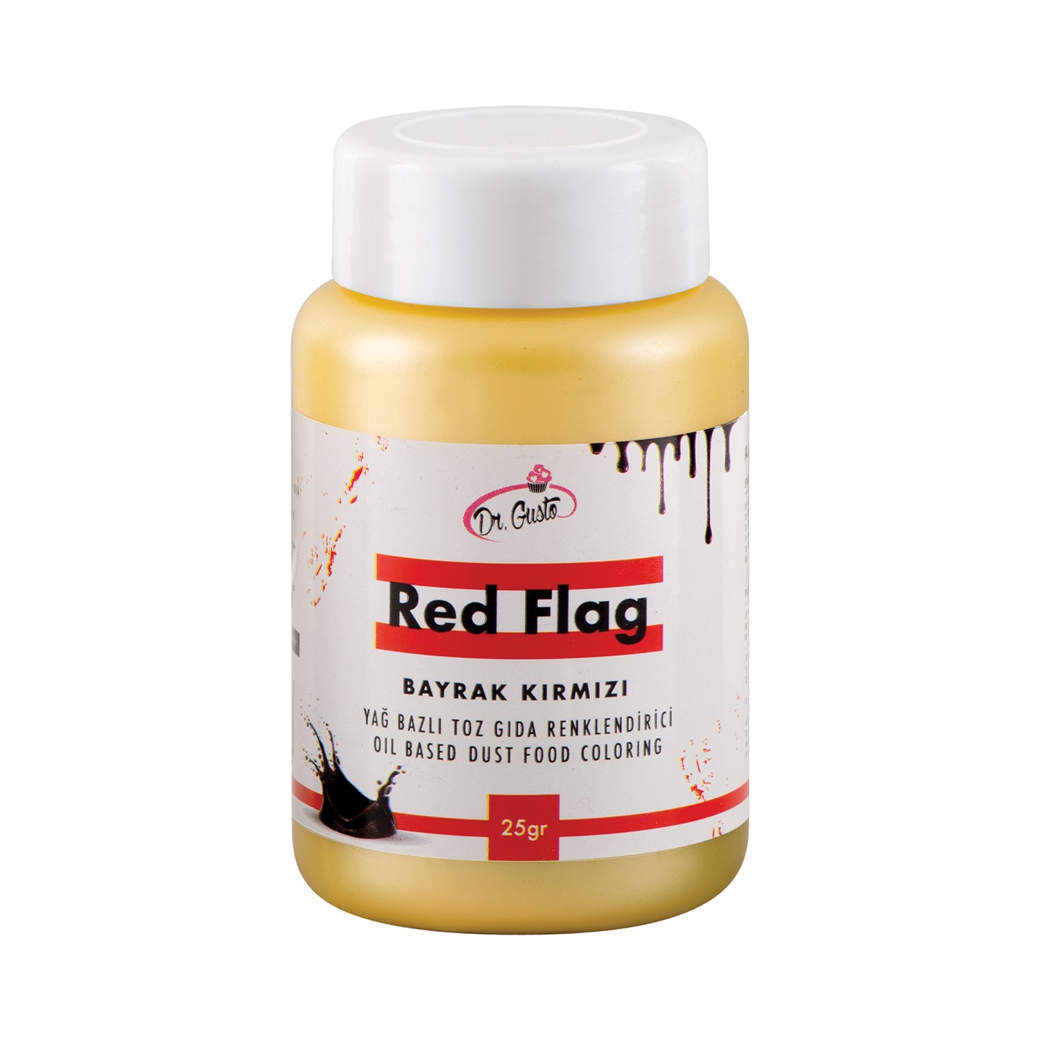 GIDA BOYASI TOZ BAYRAKKIRMIZI YAĞ BAZLI GUSTO 25gr
