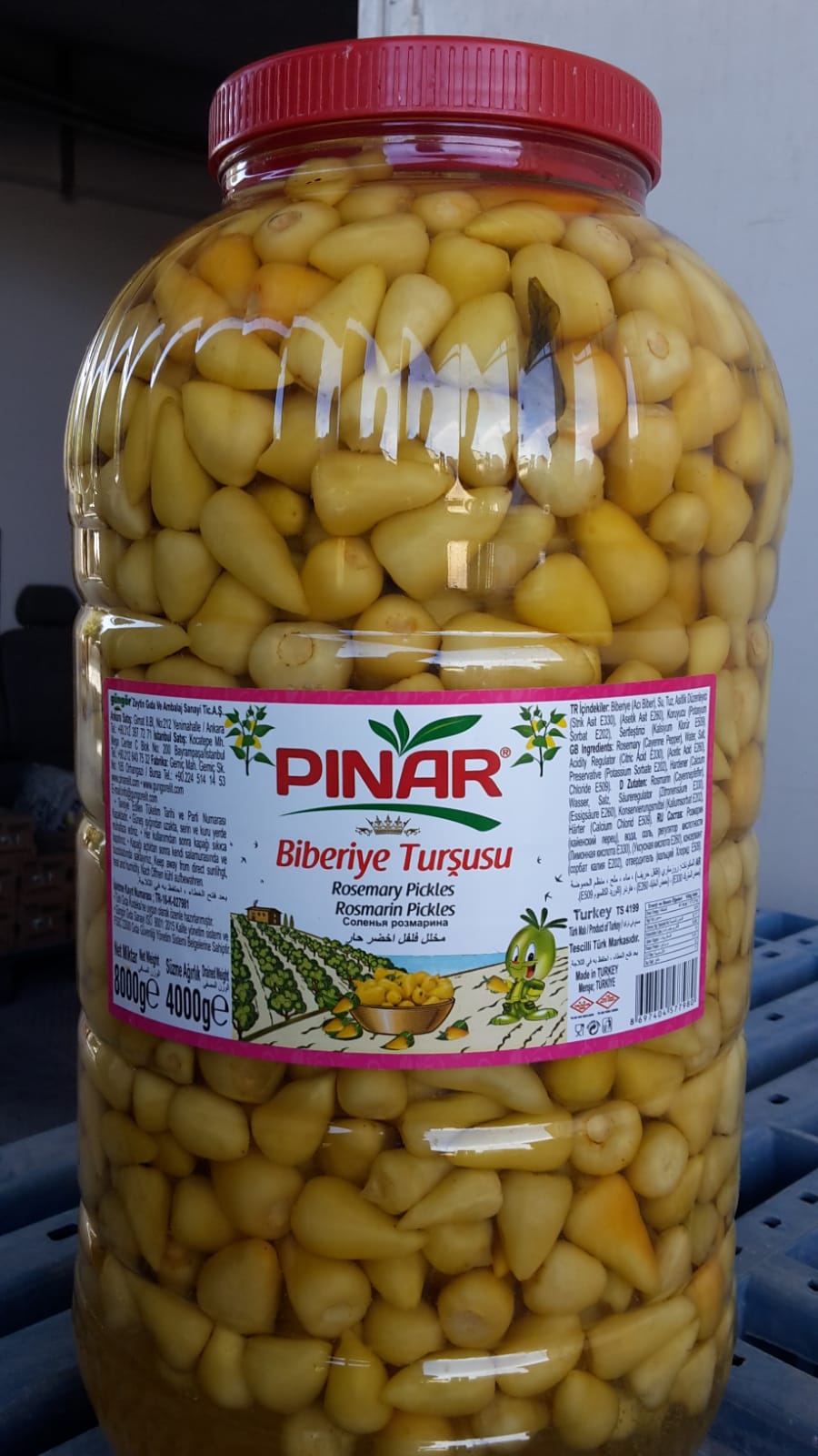 PINAR BİBERİYE TURŞU 4kg PET