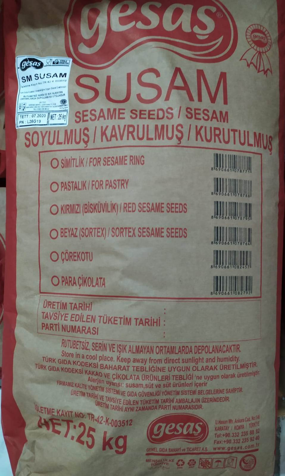 SUSAM SM GESAŞ 25kg