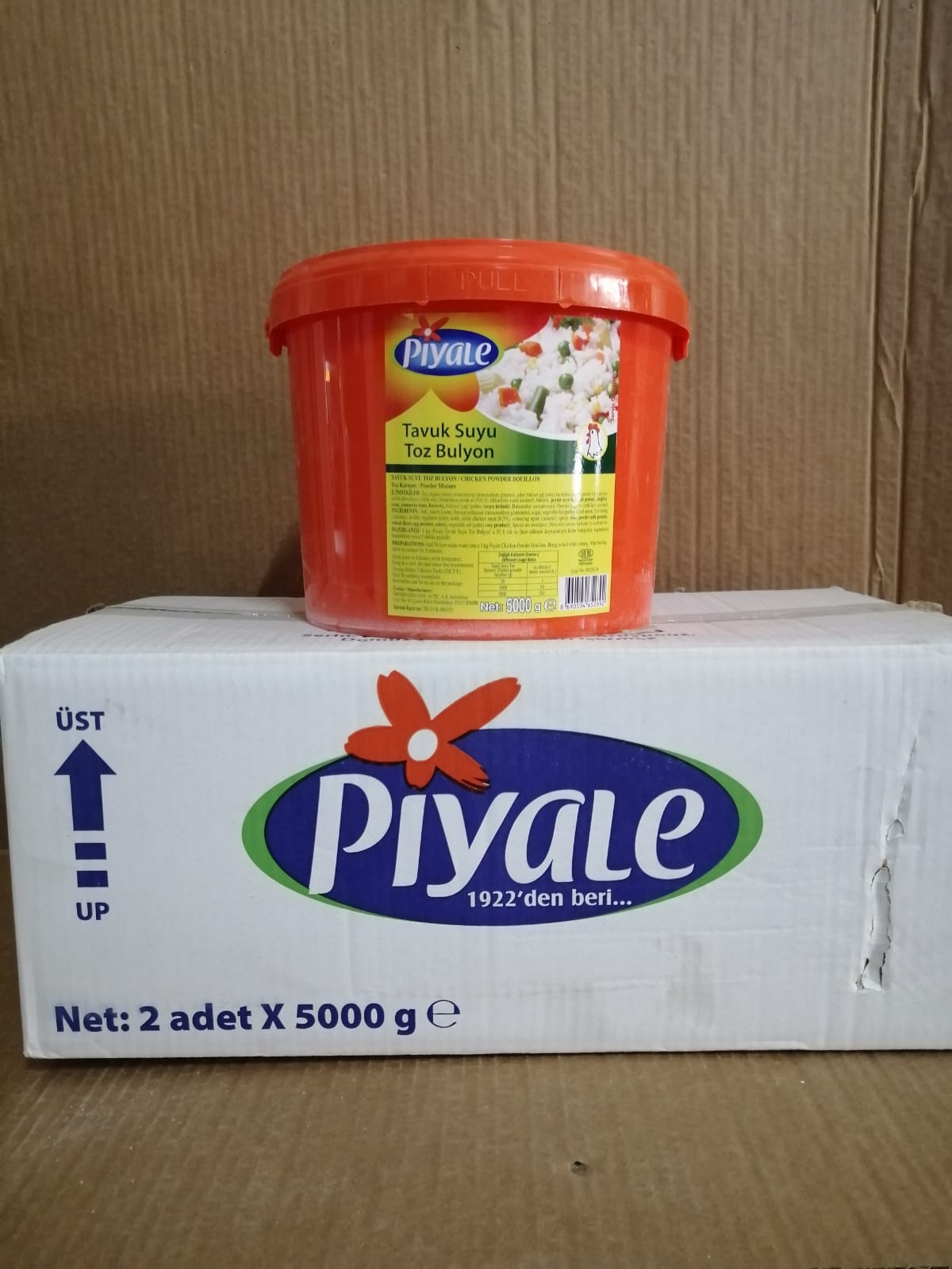 PİYALE TAVUK BULYON 5kg*2KL